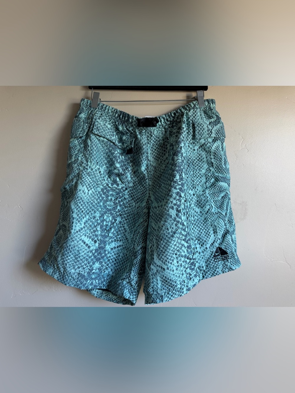 Men’s Supreme x Nike AGC Snakeskin Trail Short Size Large